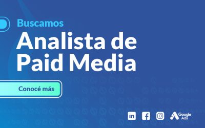 Buscamos Paid Media Analyst